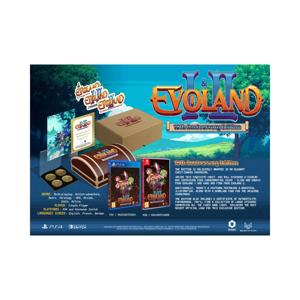 Evoland 10th Anniversary Edition - Nintendo Switch - Nuevo Precintado - PAL España