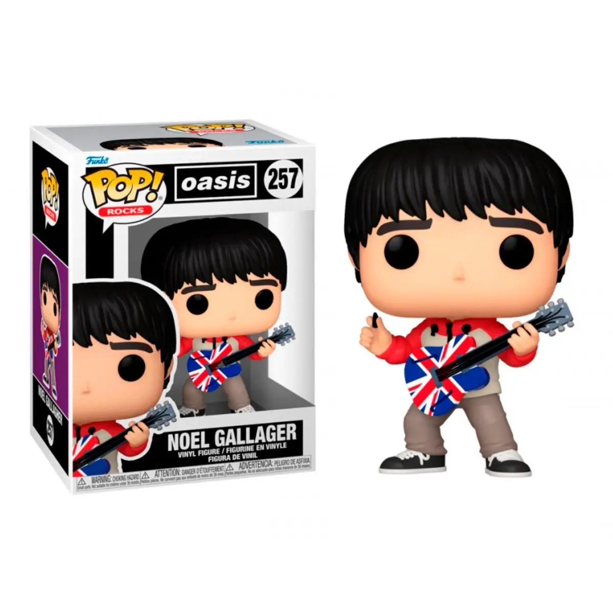 FUNKO POP! OASIS - NOEL GALLAGHER, 57764, Nº257, PRODUCTO CON LICENCIA OFICIAL, GRUPO, MUSICAL, MÚSICA, ROCK, ENVÍO URGENTE 24-48 HORAS PENÍNSULA
