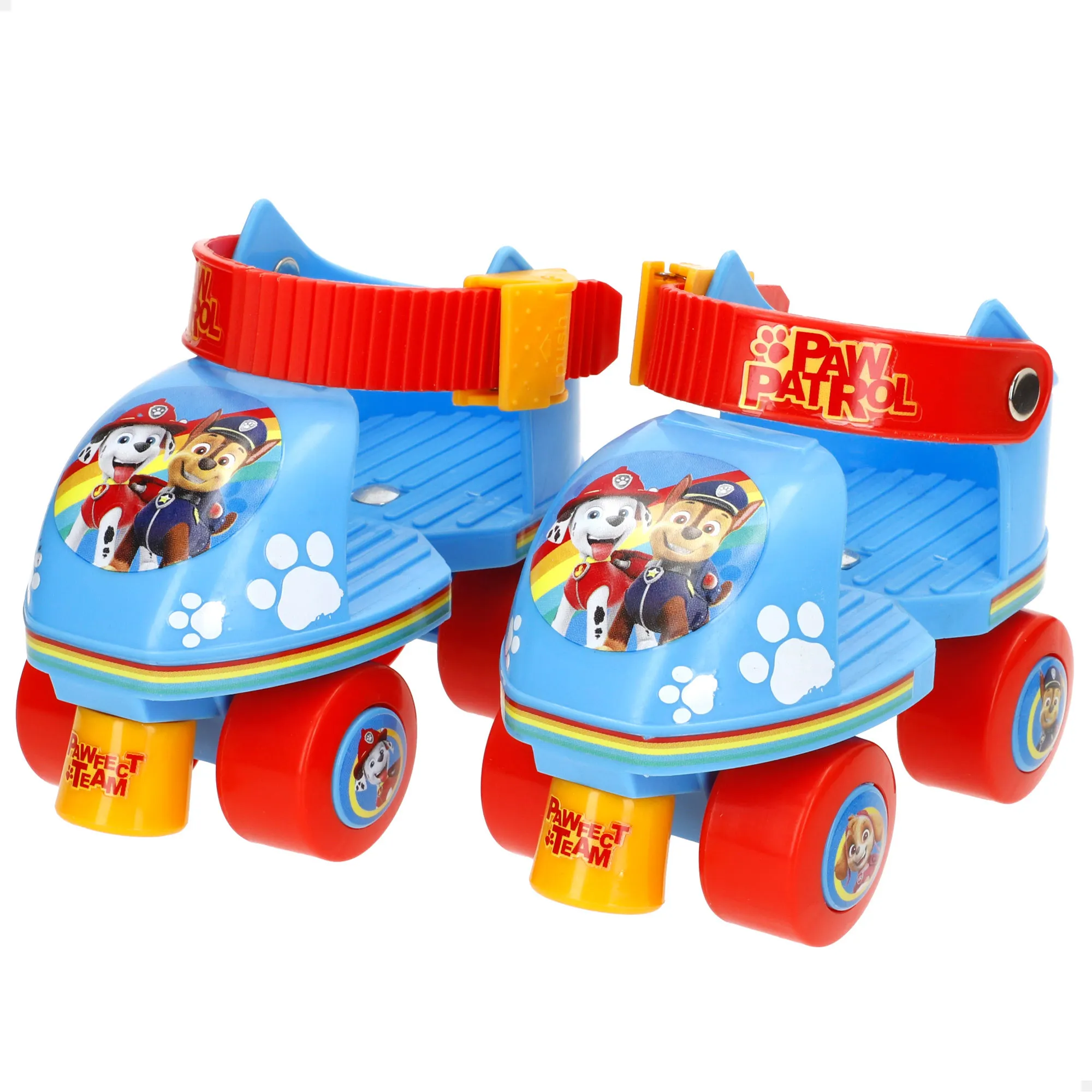 La Patrulla Canina Patines 4 ruedas, talla 22 a 29, máx. 20 kg, niños +3 años, medidas, talla ajustable, freno delantero, diseño colorido, desarrollo de la motricidad fina y estabilidad, actividades