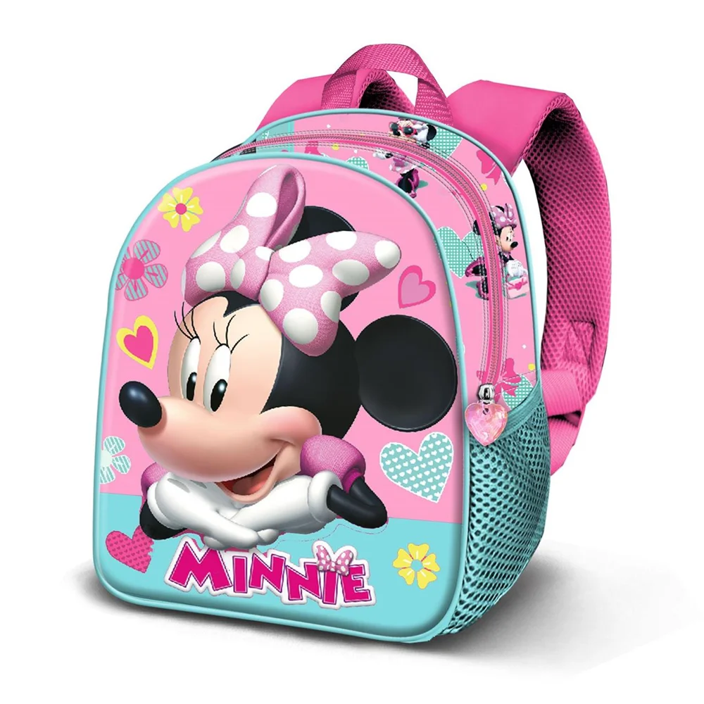 Karactermania Rosa Mochila 3D Elite Disney Minnie Mouse Charm - Imagen 3