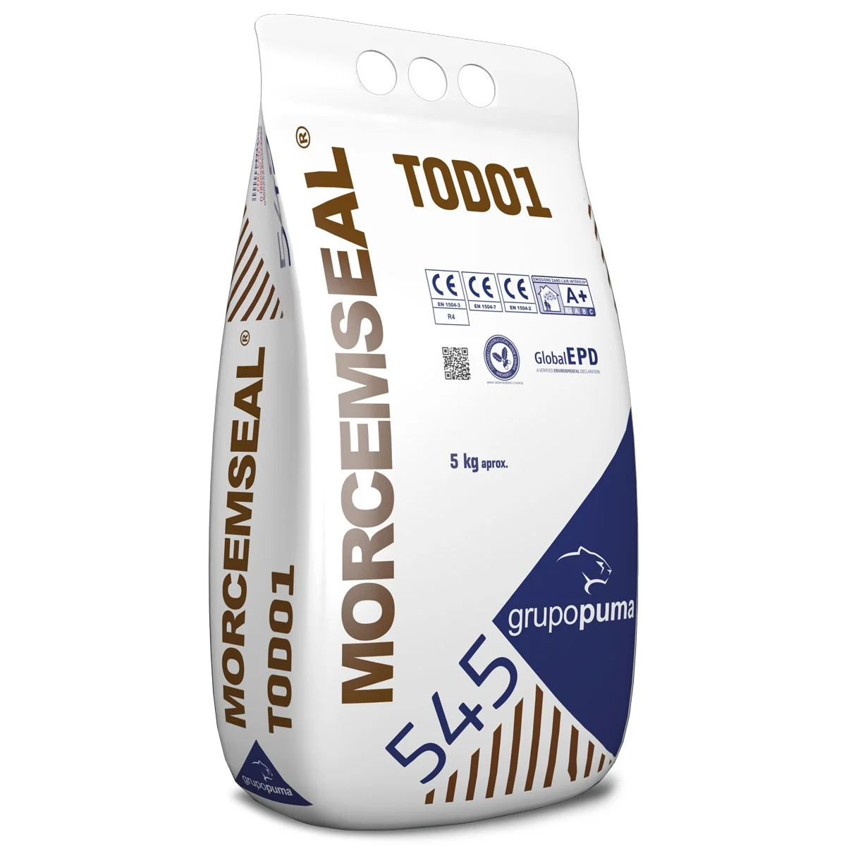 Mortero para Reparaciones PUMA Morcemseal Todo 1 Puma 5kg | Reparación Estructural R4 y Pasivador