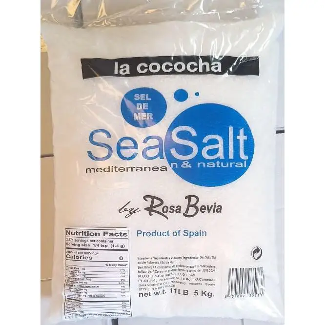 SAL MARINA GRUESA SIN REFINAR 100% NATURAL 5 KG