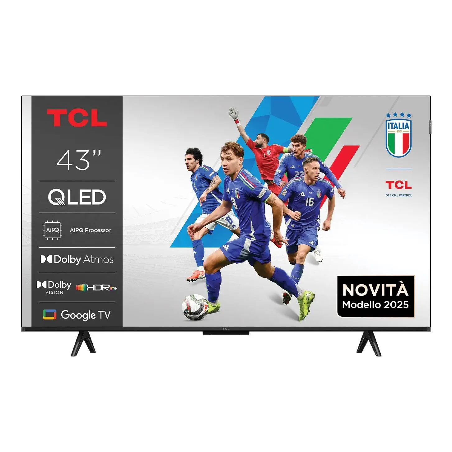 Televisor TCL P79K 43P79K 109,2 cm (43") 4K Ultra HD Smart TV Wifi Metálico 430 cd/m²