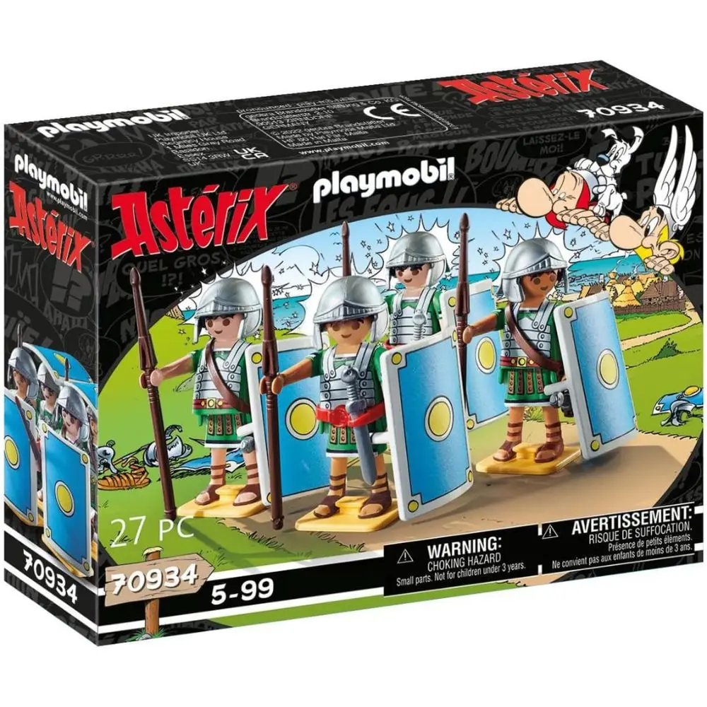 PLAYMOBIL Asterix tropa romana (70934) cuatro figuras de soldados romanos