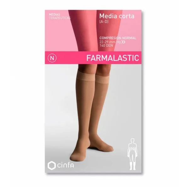 Media Corta Ad Compresion Normal Farmalastic