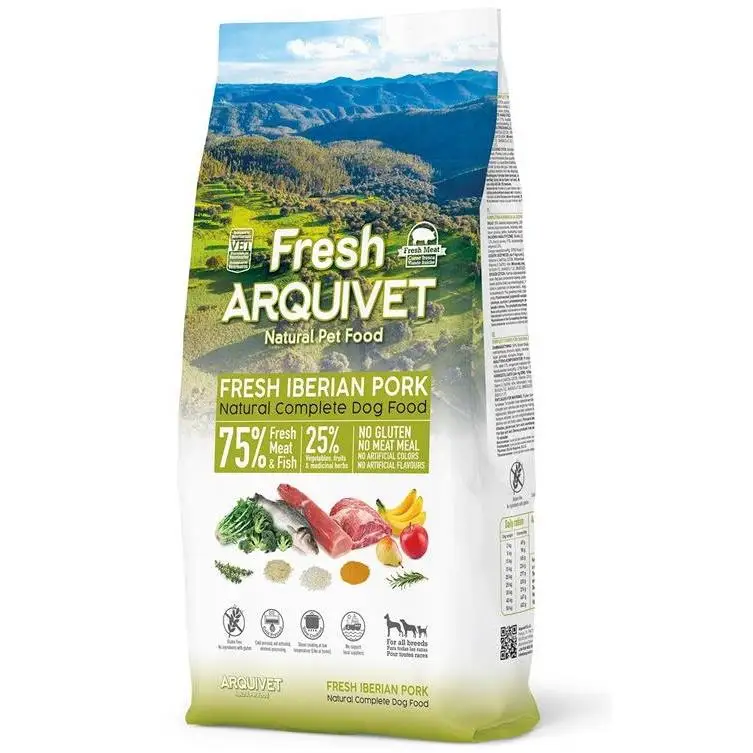Arquivet Fresh Iberian Pork - Cerdo Ibérico para Perros  Pienso Semihúmedo para Perros