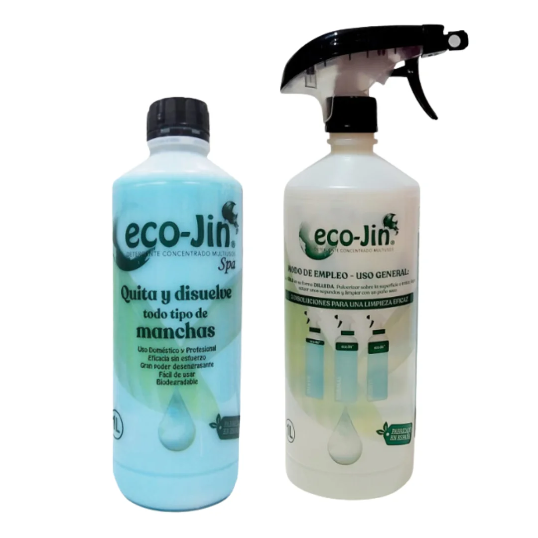 ORIGINAL ECOJIN SPA + Laboncler scent clean blue SPA diffuser-efficient and environmentally friendly multipurpose cleaner-degreasing stain remover. Cleaners-we take care of your home, we take care of you