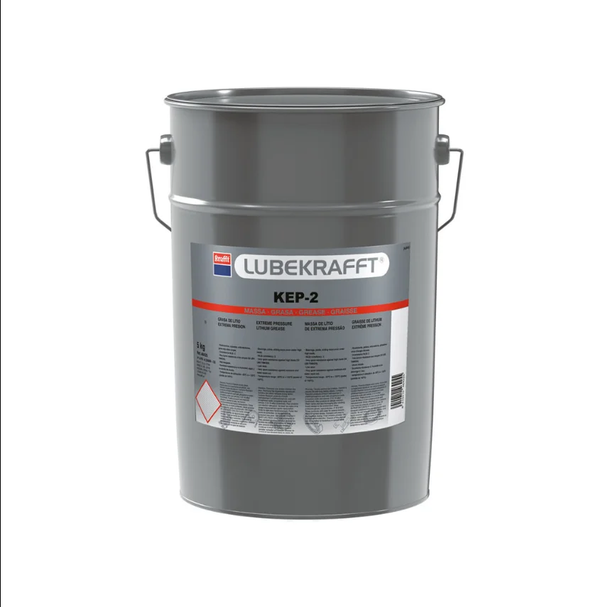 Lubekrafft® - Grasa Multifuncional KEP de litio 5 kg para rodamientos y cojinetes en condiciones severas, resistente al agua y a la corrosión, ideal para minería y cementeras