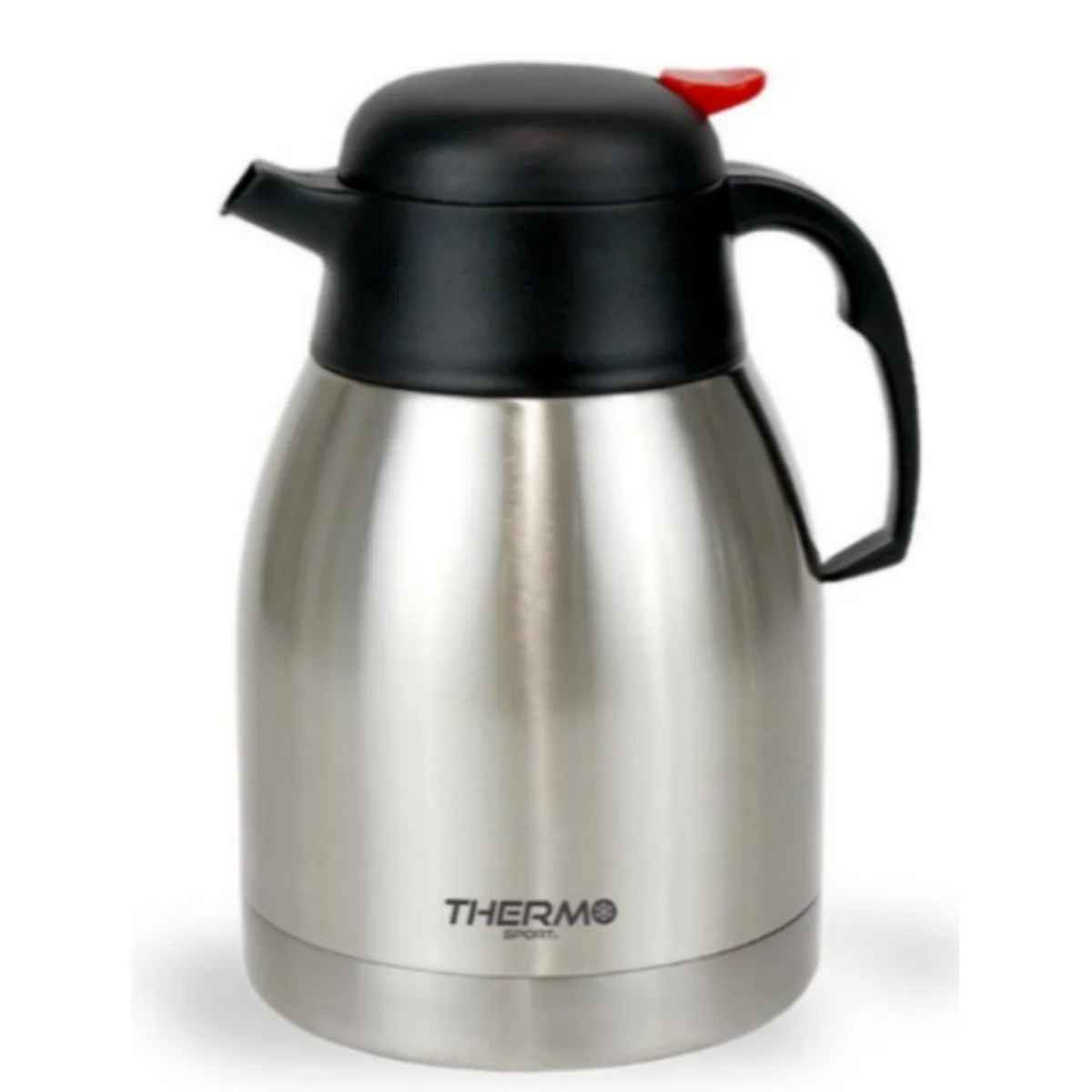 ZYLX SHOPPING - Jarra termo inox Thermo Sport 1.5L / 2L, con pulsador, mantiene bebidas calientes o frías por horas