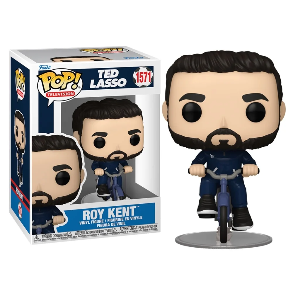 FUNKO POP! TED LASSO – ROY KENT EN BICICLETA, 75716, Nº1571, TIENDA CON LICENCIA OFICIAL