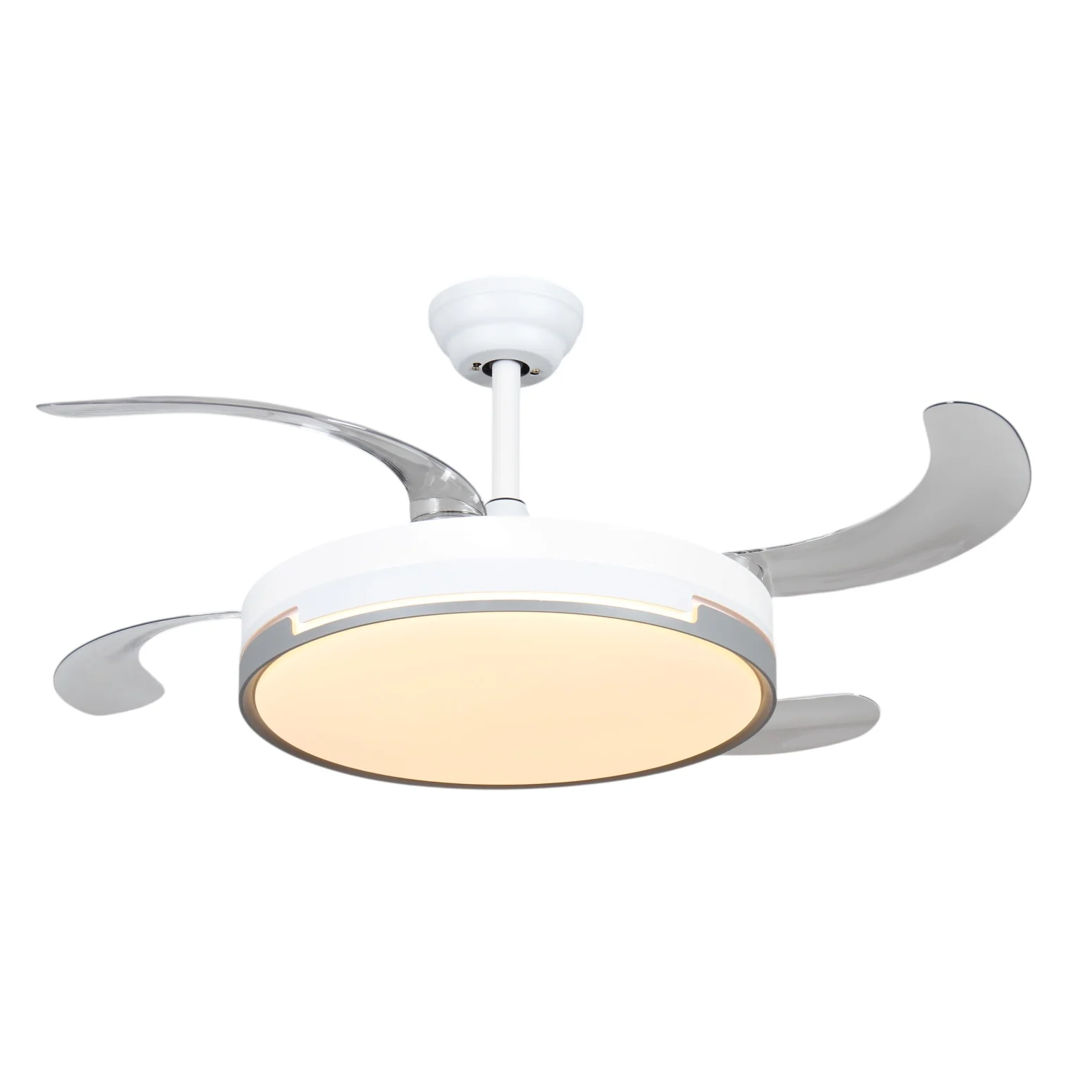 Ventilador de techo con luz LED 36W Blanco en 3 Temperaturas de Luz con Mando a Distancia -Motor DC Eficiente y… — oferta en AliExpress