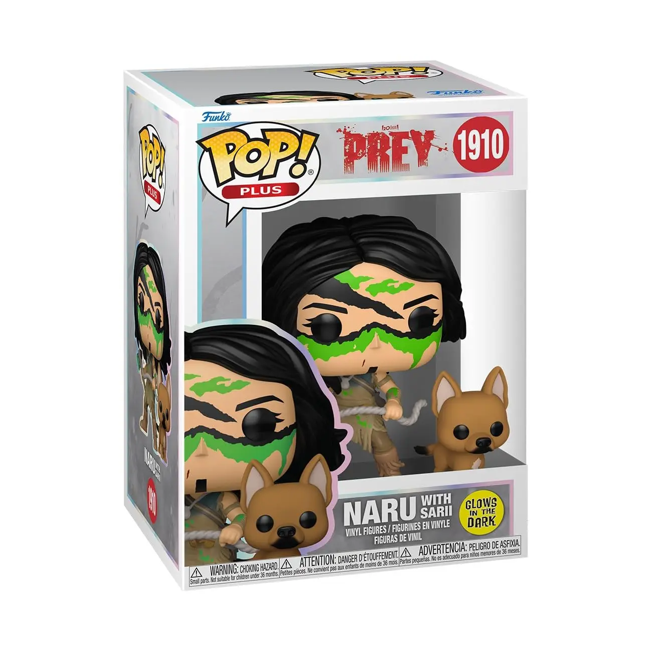 ¡Funko pop! Plus: Prey – Naru - Brilla en la Oscuridad - Figura de Vinilo Coleccionable - Idea para Regalo - Producto Oficial - Juguetes para niños y Adultos - Fans del Cine