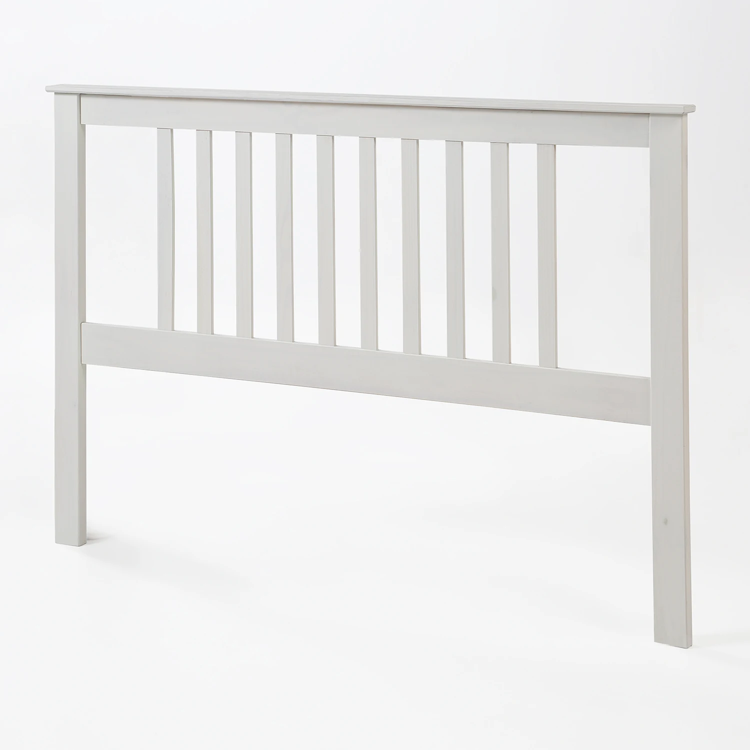 Cabecero Moblit 150 Cm Pino Macizo Blanco Translúcido