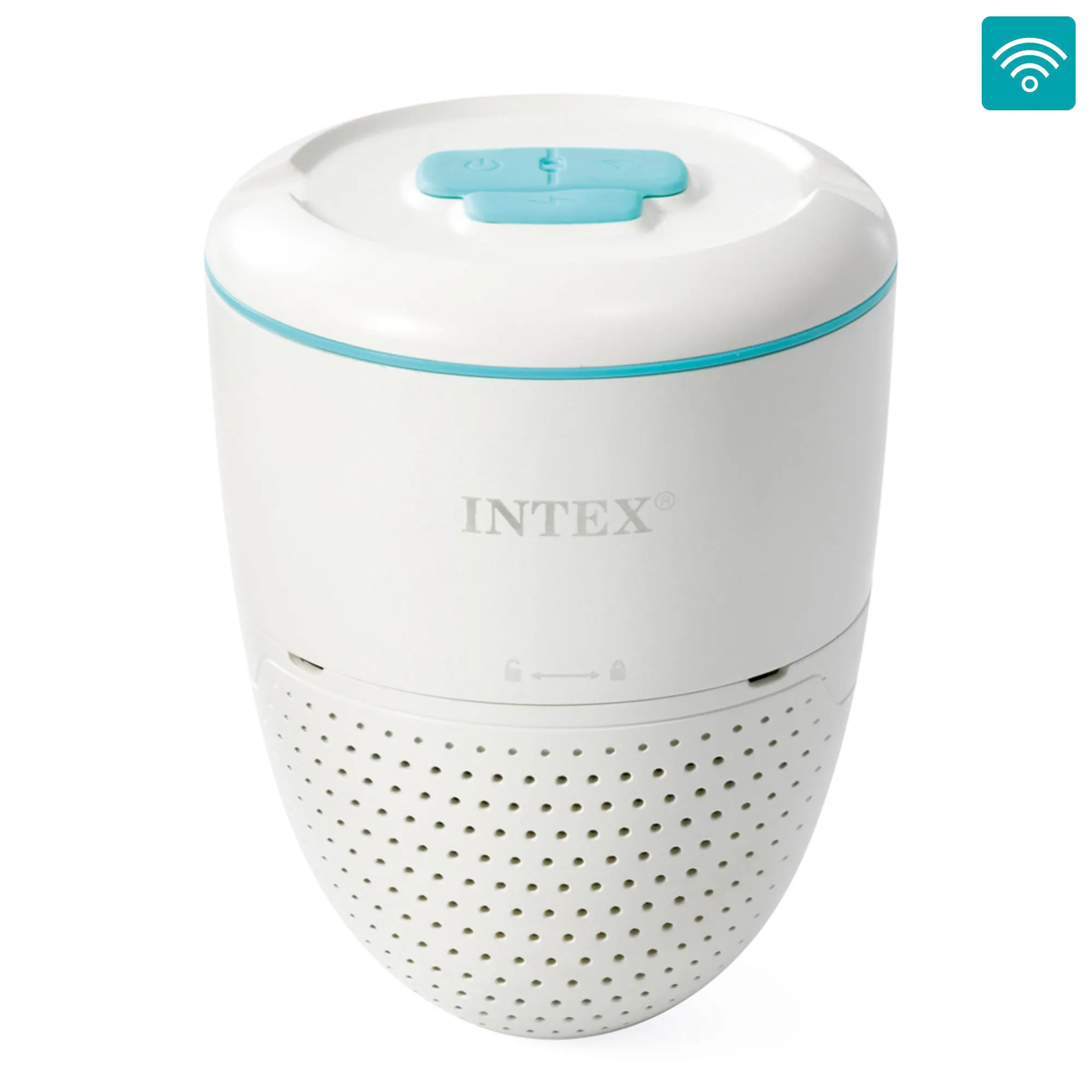 INTEX - Analizador de agua Krystal Clear, seguimiento automático, wifi, medidor de temperatura, pH, ORP, batería recargable, para piscinas enterradas, elevadas, piscinas sobre suelo, carga USB