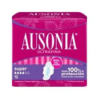 Compresas ultrafina día Alas Súper 12 Uds. Ausonia