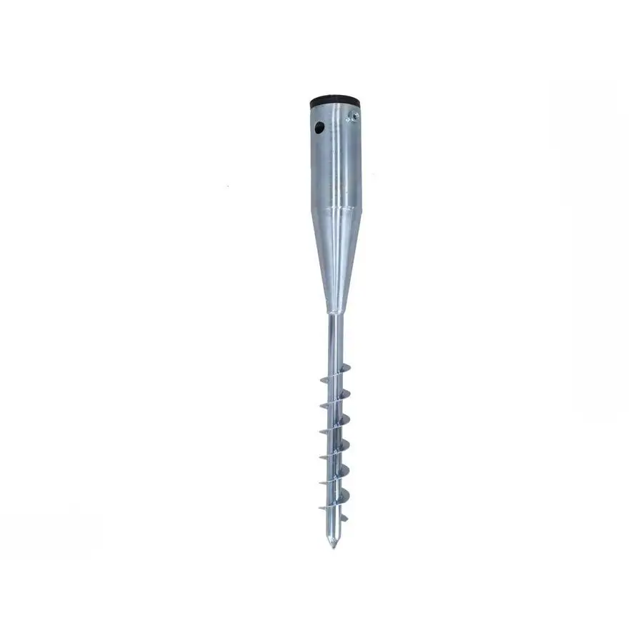 Gerimport Soporte para sombrilla de hierro 7,5 x 57 cm