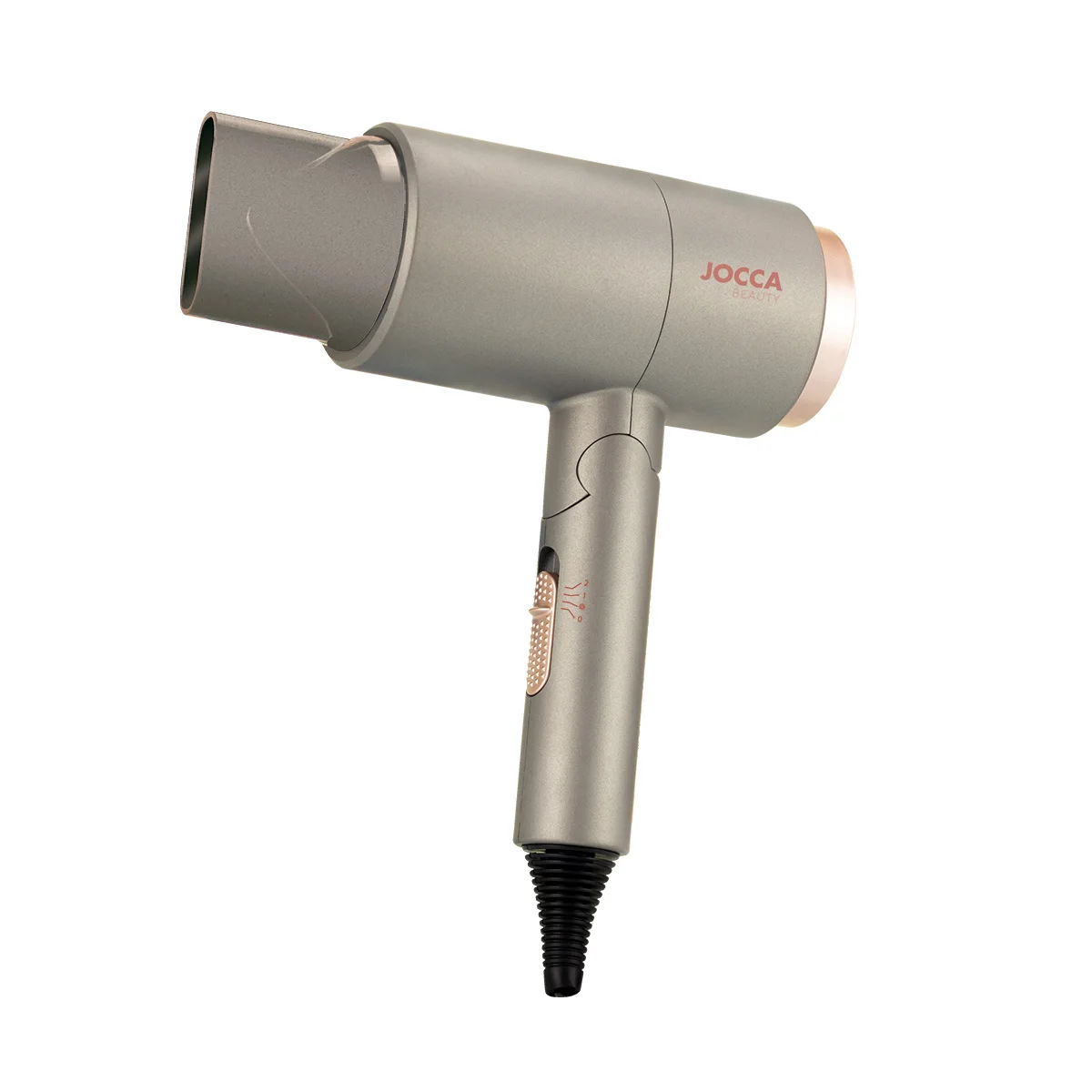 Jocca Secador de Pelo de Viaje 2200W con Asa Plegable, Difusor, Concentrador, Función Aire Frío y Peines de Regalo