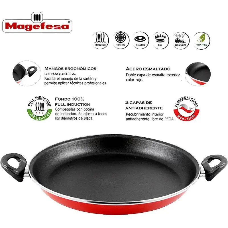 Magefesa praga paellera 30 acero esmaltado 01112099