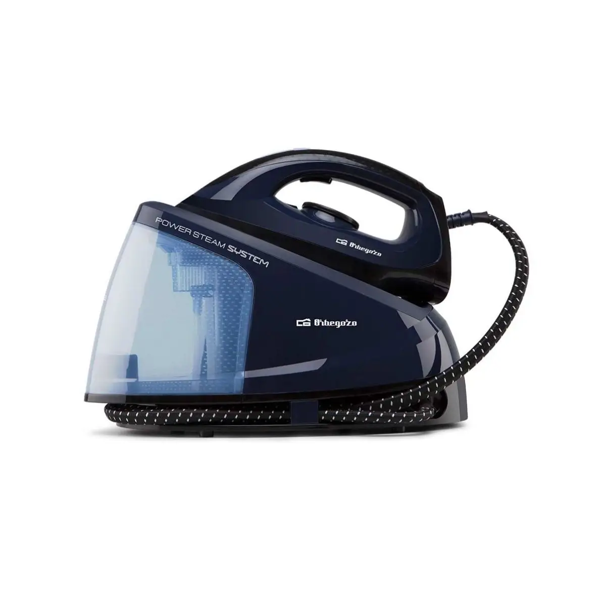 Centro de planchado Orbegozo VP8550 2400W con depósito XL 1,2L azul