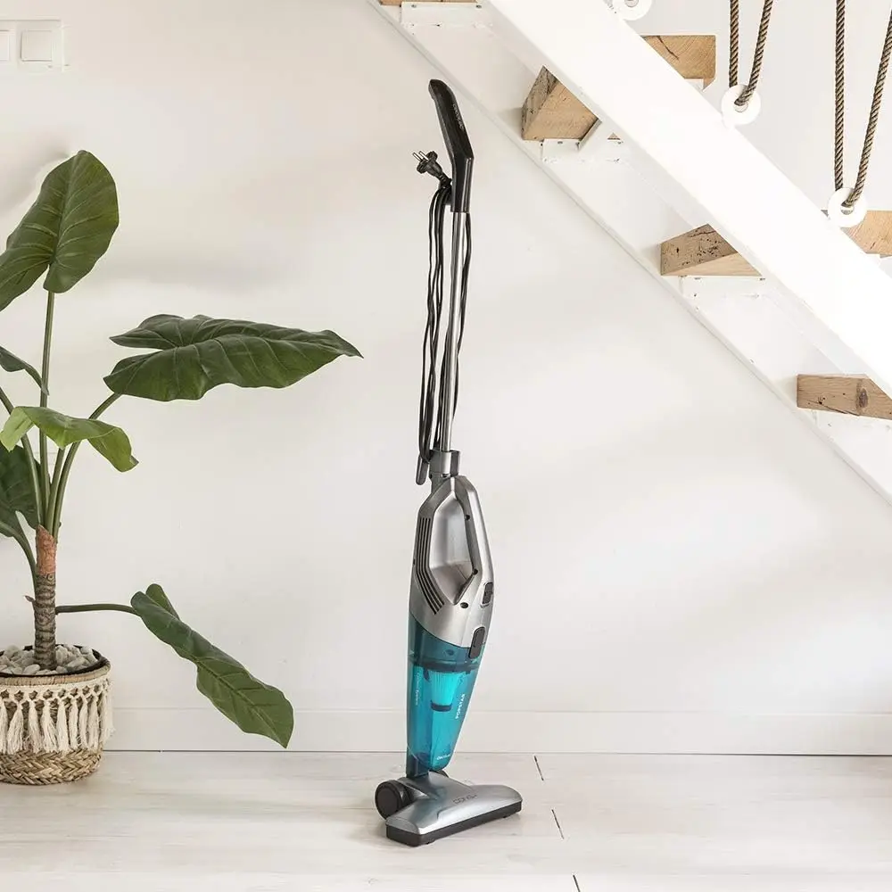 Cecotec Vertical vacuum cleaner with Cable Conga Popstar 1000 Duo. 800 W max power, 2 in 1: Vertical and hand-held, 15 kpa, cyclonic technology, no bags, 6 m Cable, 800 ml reservoir