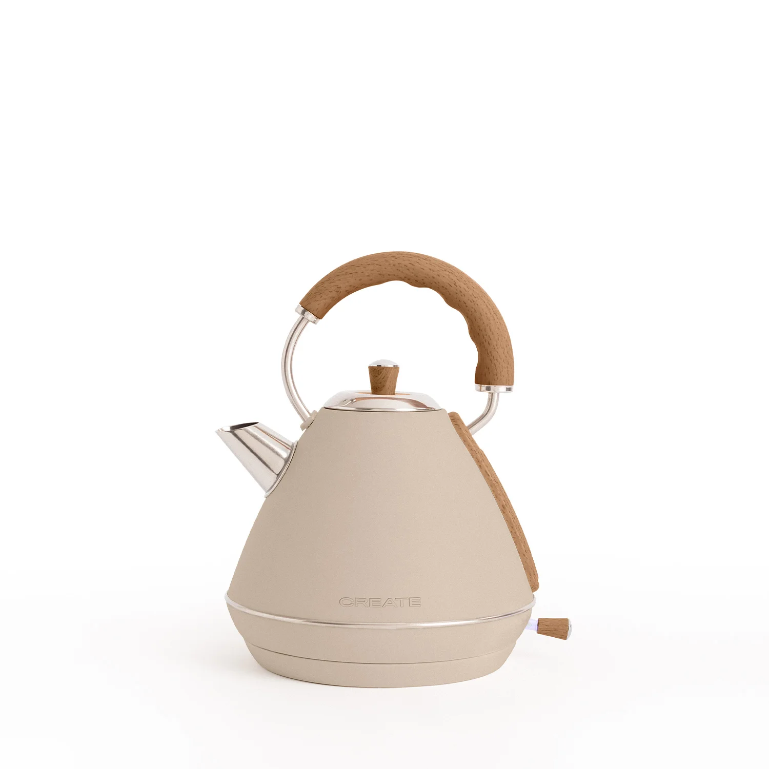 Create - retro electric water kettle 1.7l bpa free and anti-cal - kettle retro
