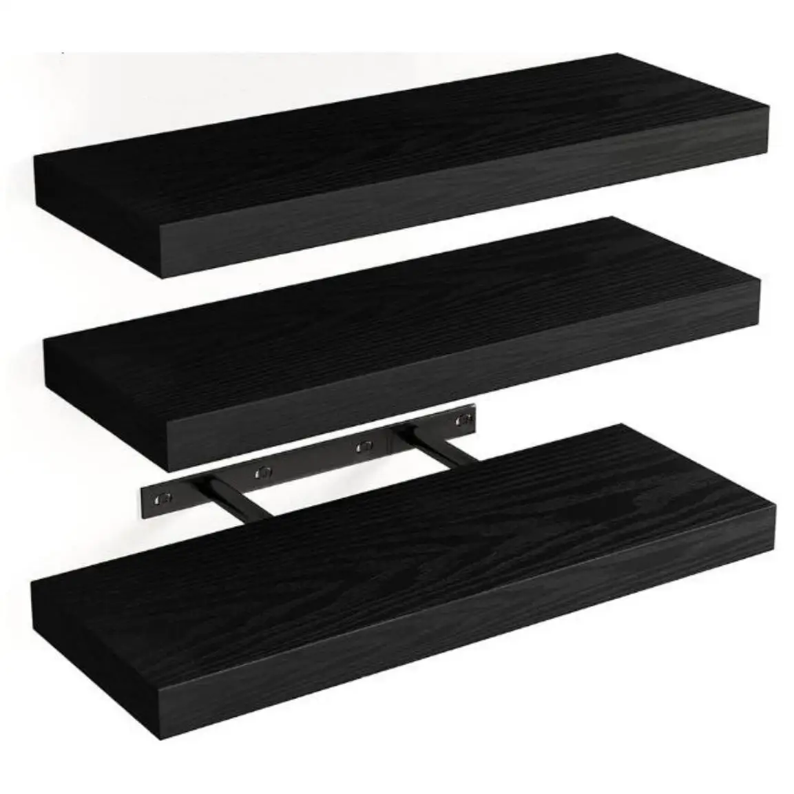 Baldas Pared, Estantería de Pared de 3 Niveles, Estante Pared de Madera, para Dormitorio, salon ,Sala de Estar, baño ,Estudio, la Sala de Estar, la Oficina en el Hogar