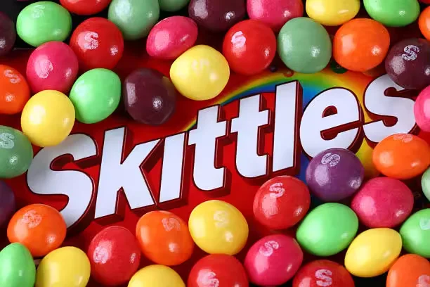 SKITTLES FRUIT-Chewy Candy Fruity Flavor-Box Of 14 Units of 38gr