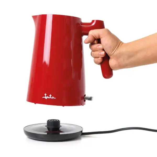 JATA JEHA1038 1L 2200W R. Red hidden kettle