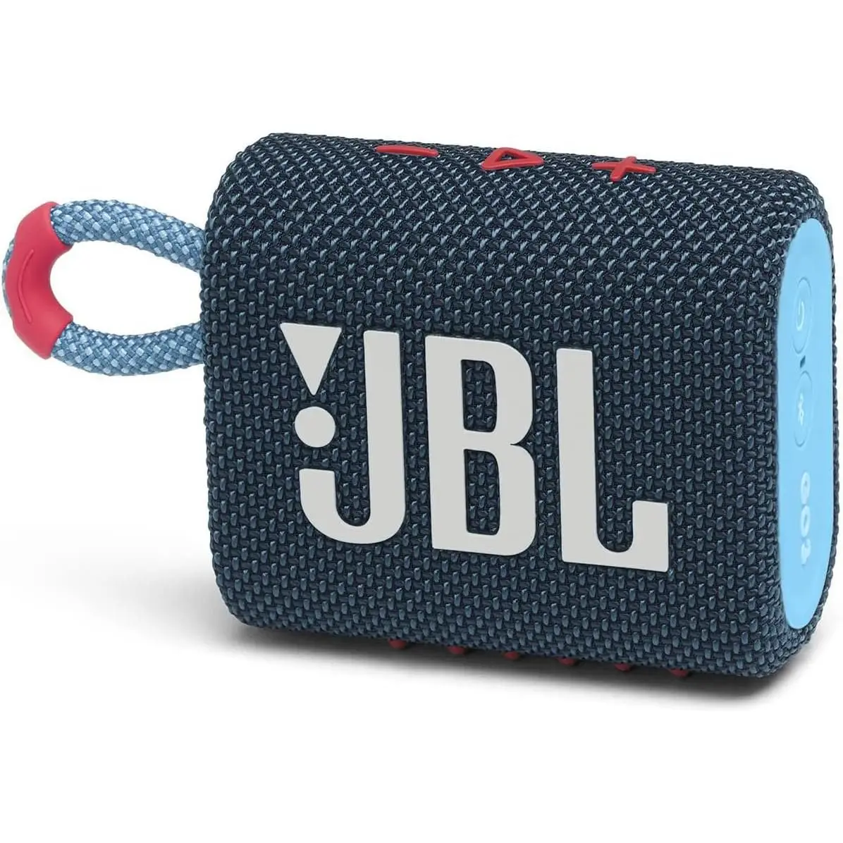 JBL GO 3 Portable Wireless Bluetooth Speaker, Waterproof and Dustproof (IP67), Up to 5H Hi-Fi Sound Playback, Black, White, Blue