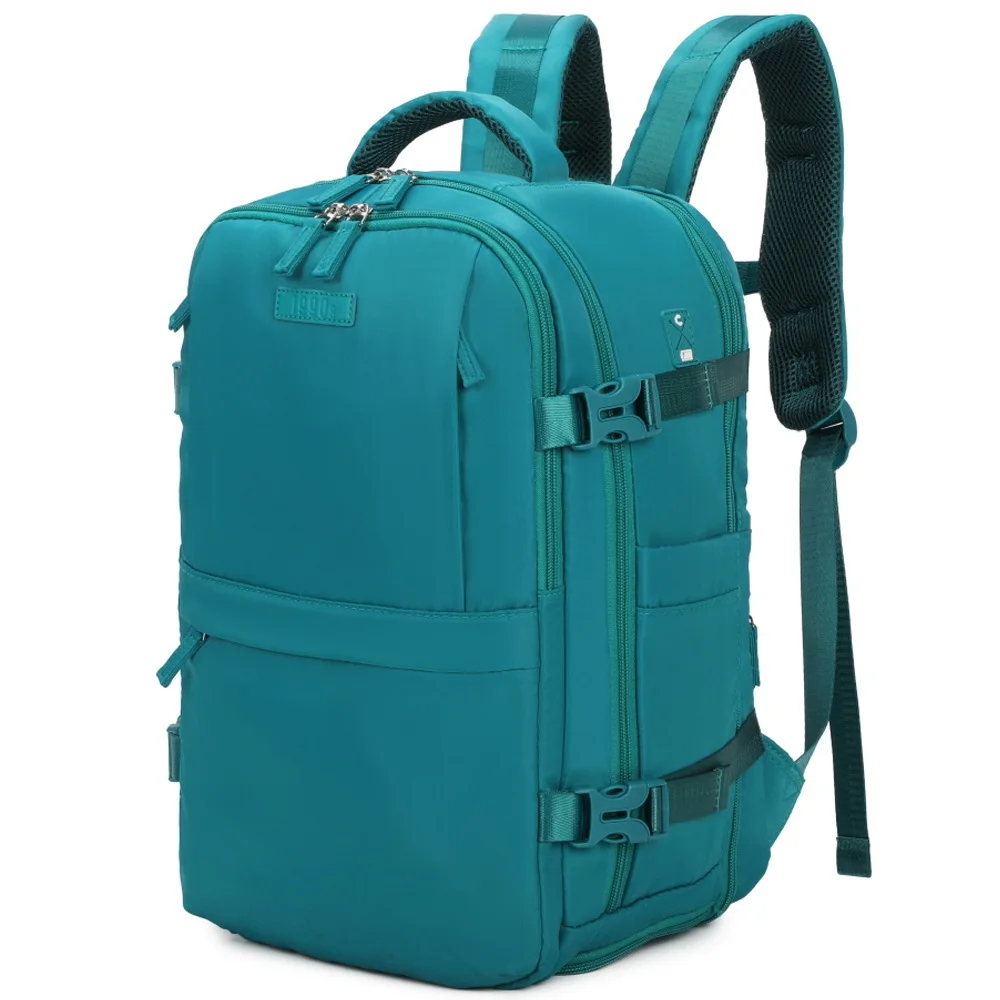 Mochila de viaje cabina expandible para Ryanair 40x25x20-25cm,con bolsa de zapatillas,mochila casual impermeable… — oferta en AliExpress