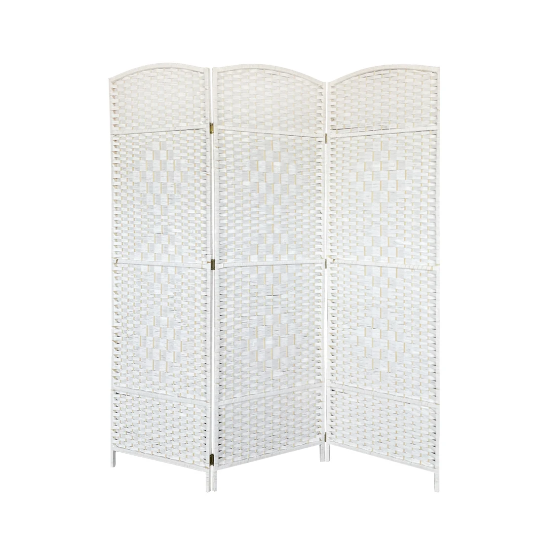 Acomoda Textil – Biombo 3 paneles 180x50 cm Separador de Ambientes Decorativo, Elegante y Funcional para Interior. Panel Blanco de Privacidad Divisor Espacio para Dormitorio, Salón, Oficina y Vestidor