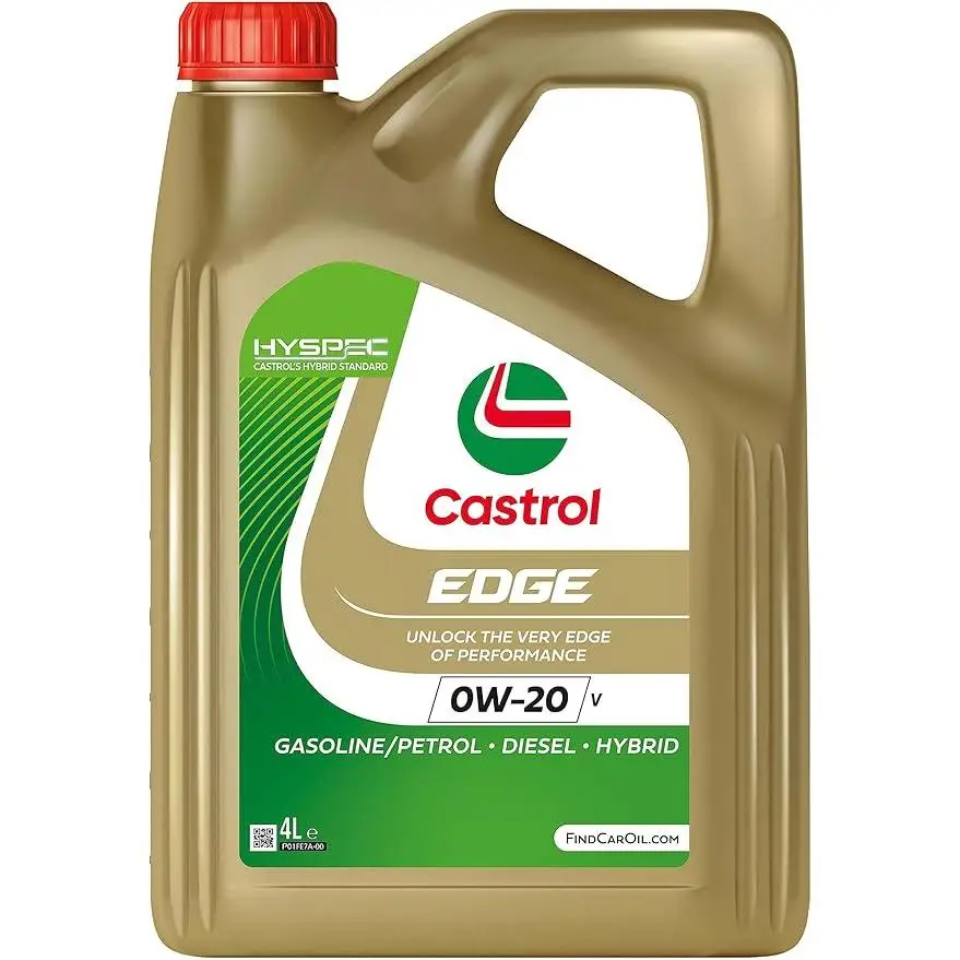Castrol EDGE 0W-20 V Aceite de Motor Sintético 4L para Motores Gasolina y Diésel con Tecnología Fluid TITANIUM