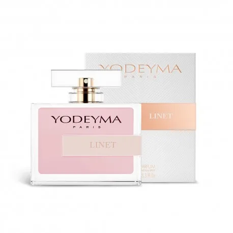 Yodeyma Eau de Parfum delicioso Linet de Paris. Eau de Parfum Linet de Yodeyma. Este perfume Linet Eau de Parfum para mujer que ha creado la perfumería online Yodeyma nos presenta una fragancia con la que se combinan los aromas bergamota,ruibarbo, lichi