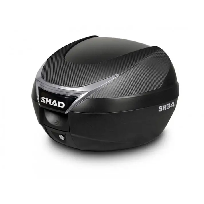 Shad Baulete Sh34 New Negro C/ Tapa Carbono   Ce U
