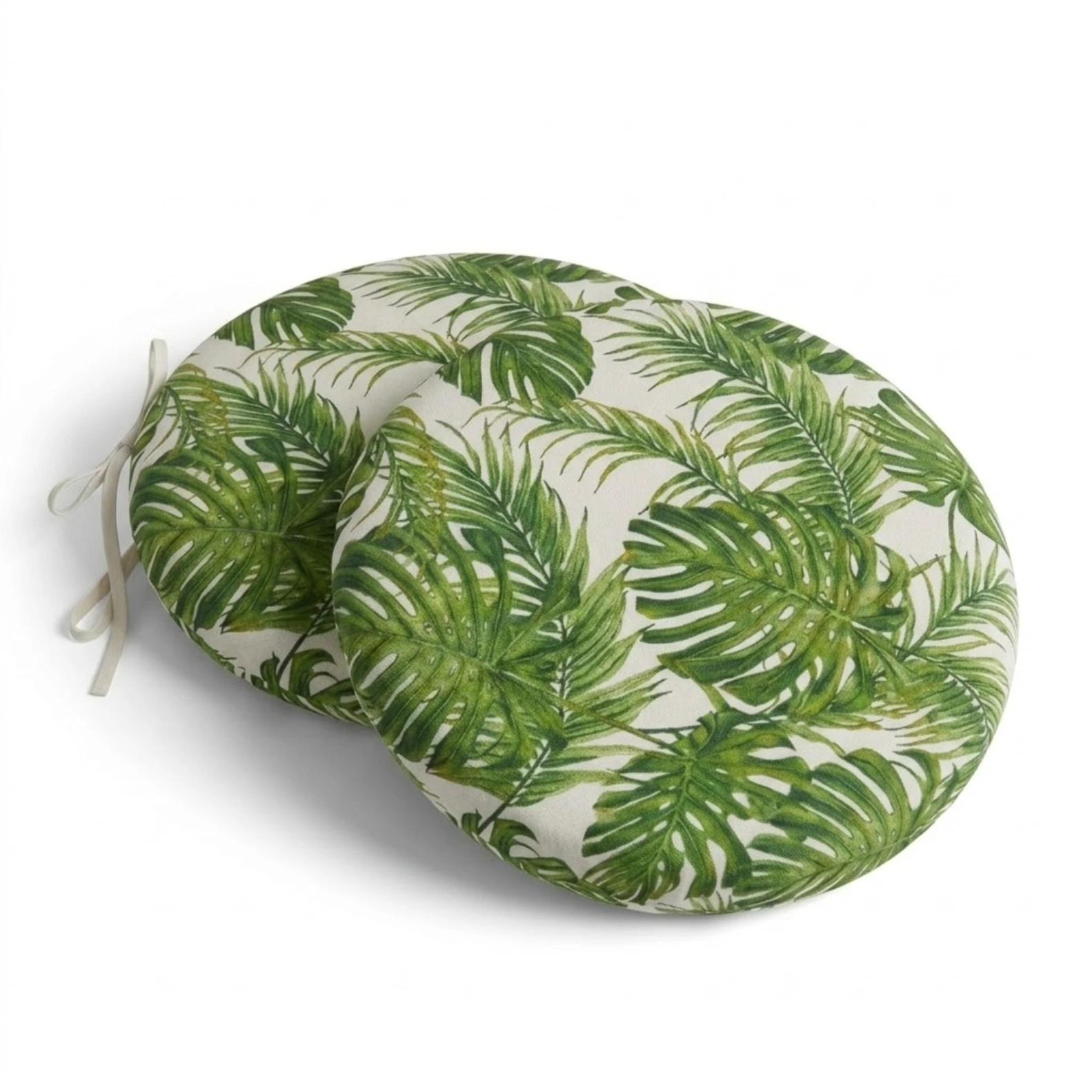 PIND Pack 2/4/6 Cojín Redondo para Silla 40x40 cm Espuma de poliuretano Desenfundable Antideslizante – Asiento Cómodo con Estampado Decorativo