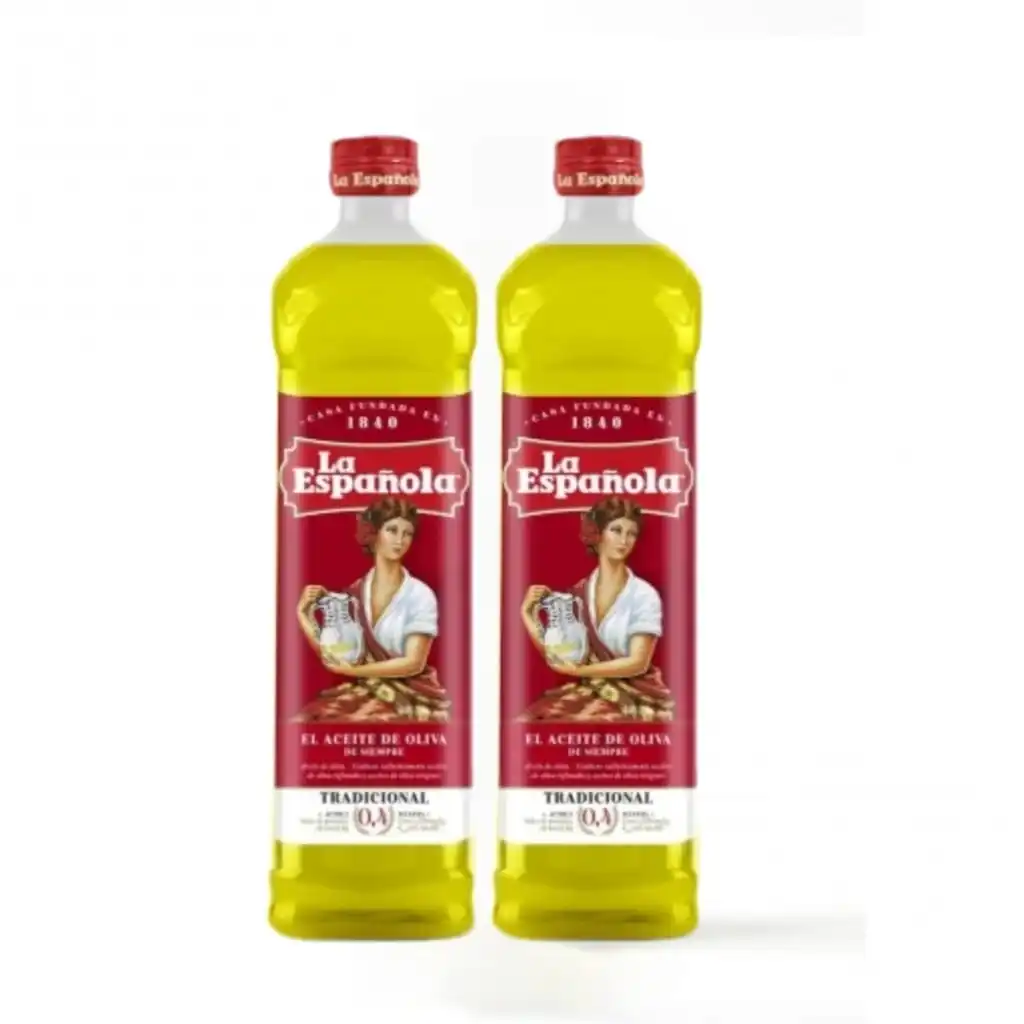 ACEITE OLIVA ESPAÑOLA 0.4 BOTELA DE 1L  X 2 LITRO
