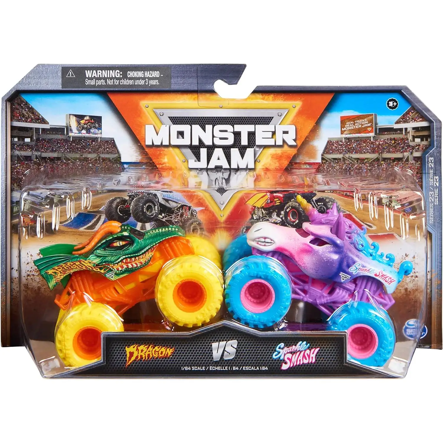 Monster Jam Monster Trucks Escala 1:64 Surtido/Modelo aleatorio (Spin Master 6064128) Juguetes