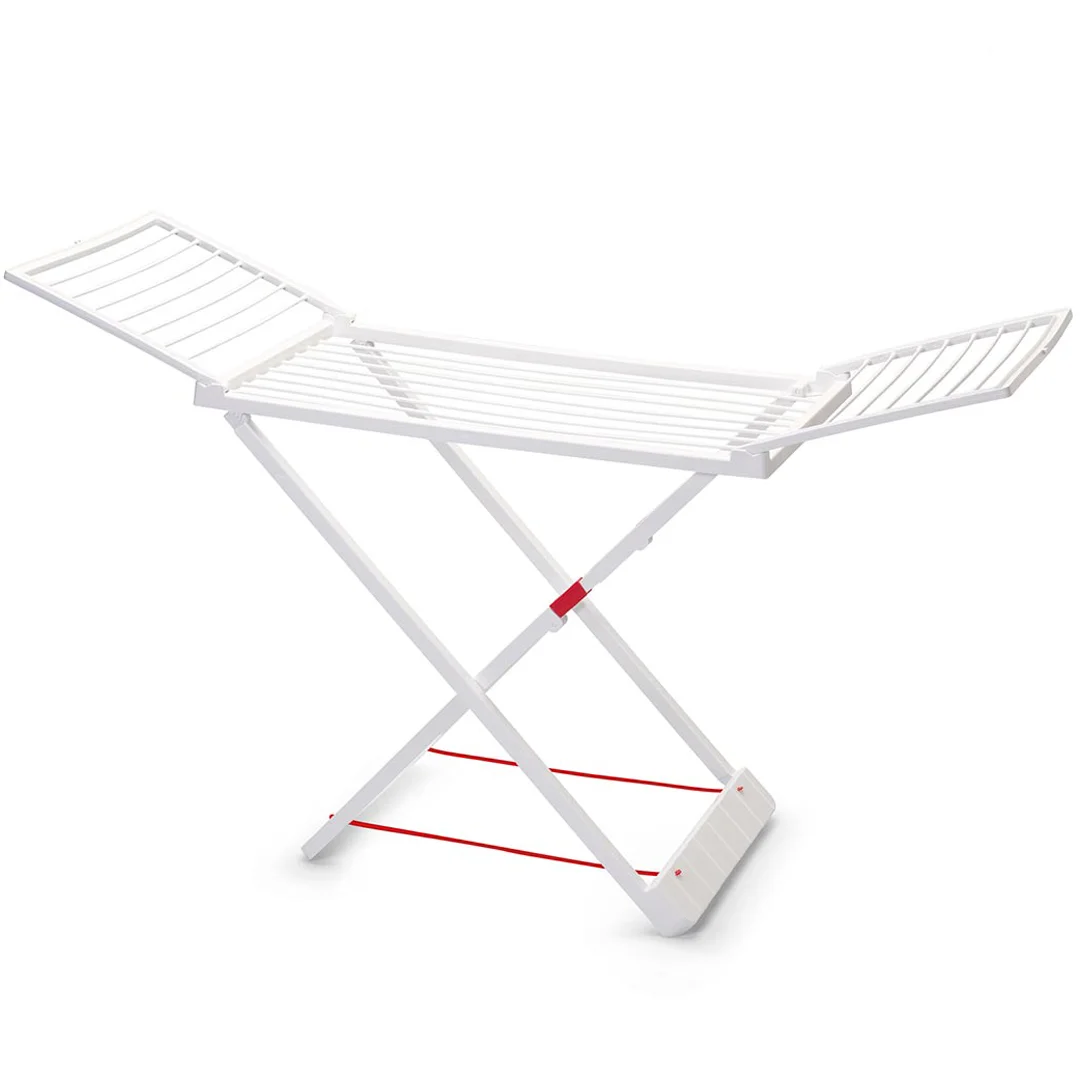 Tendedero Plegable con Alas, 20 Metros de Superficie de Tendido, Hecho de Resina Resistente al Sol y a la Intemperie, 180 x 108 x 55 cm