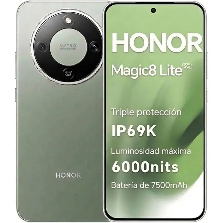 Teléfono – HONOR Magic 8 Lite 5G Smartphone, Versión UE, 8GB+256GB, 8GB+512GB, 7500mAh, 6.79 «AMOLED movil, IP68/IP69K, 2,5m Resistente a caidas, 108MP OIS Cámara Al ultra nítida 3
