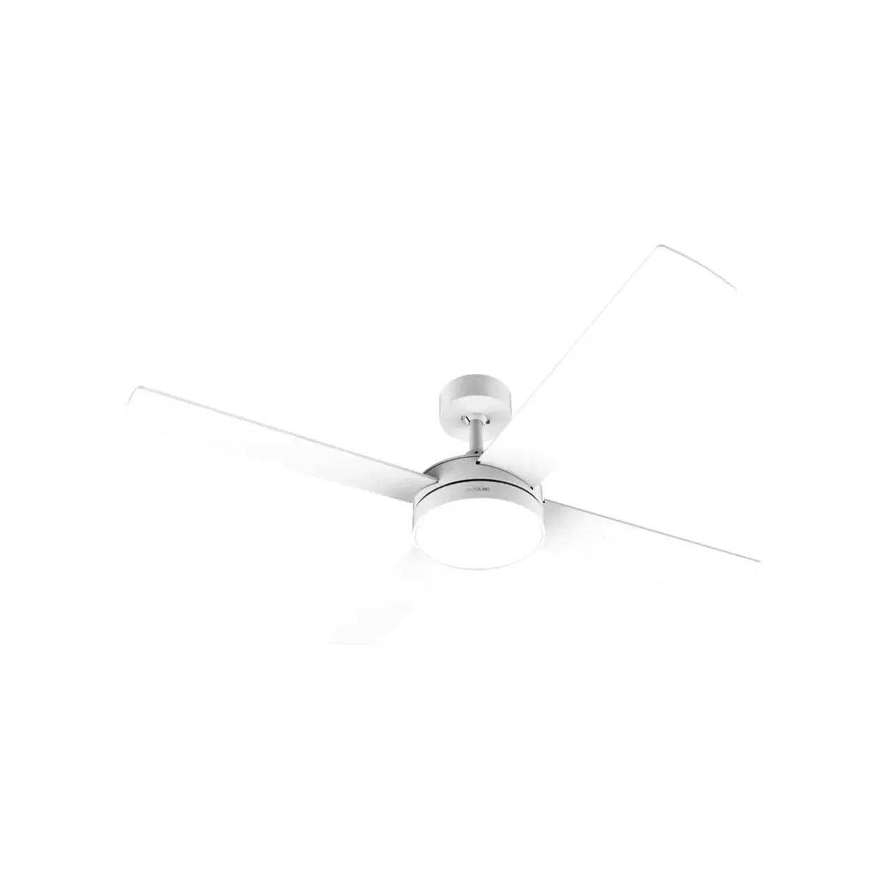 CECOTEC 05989 Ventilador de Techo 65W con Luz LED y Función Verano/Invierno, 52" Blanco