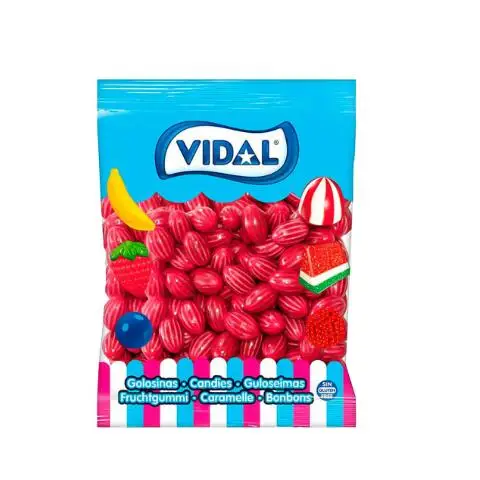 Lival sour strawberries 250U 1.5KG fat-free gluten-free strawberry flavor original VIDAL flavor guaranteed