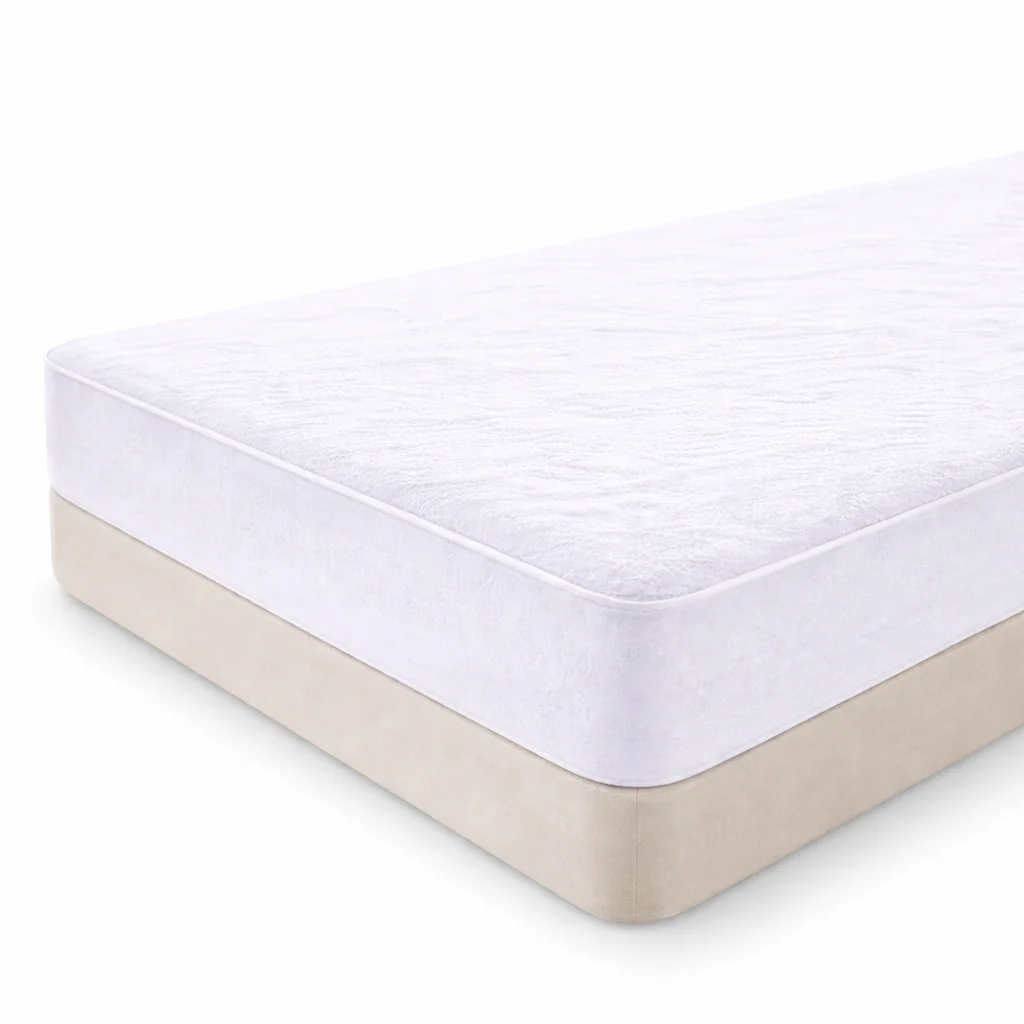 Protector de Colchón Impermeable de Rizo Ajustable – Transpirable, Antiácaros, Suave y Silencioso, Protección Total contra Líquidos, Manchas y Sudor, Lavable a Máquina, Ideal para Camas Individuales y