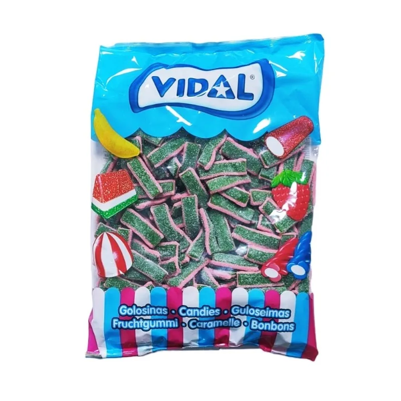 Vidal Pica Chipi Guchi Sandía - Bolsa de 250 ud - Gominolas, chucherías