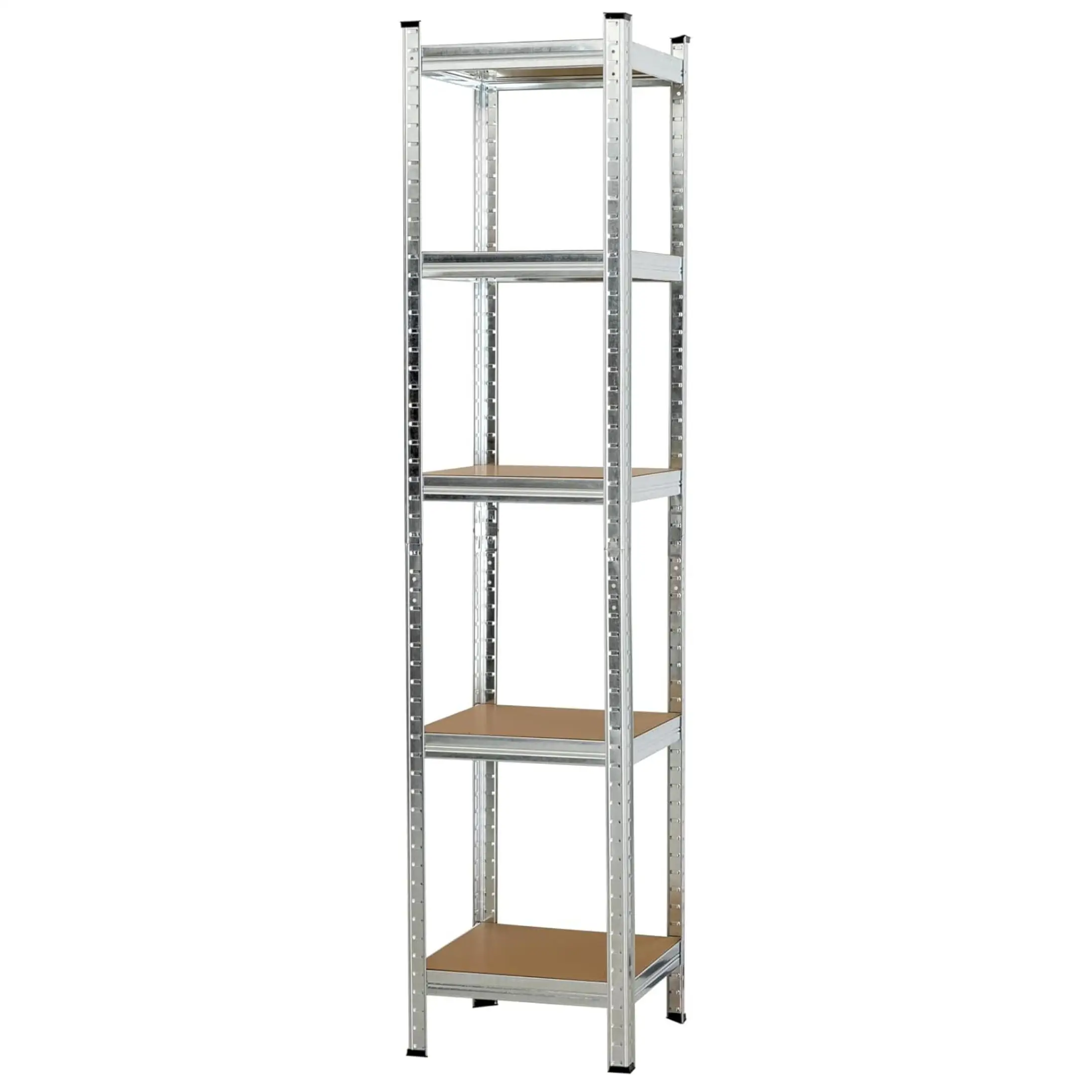 ORION91oficial® - Estantería Metálica Galvanizada | Modular | Almacenaje | 180x40x40 cm | Acero y MDF | Antihumedad | Hogar | Trastero | Almacen | Garaje | 5 Baldas Ajustables | Cargas Pesadas 175Kg |