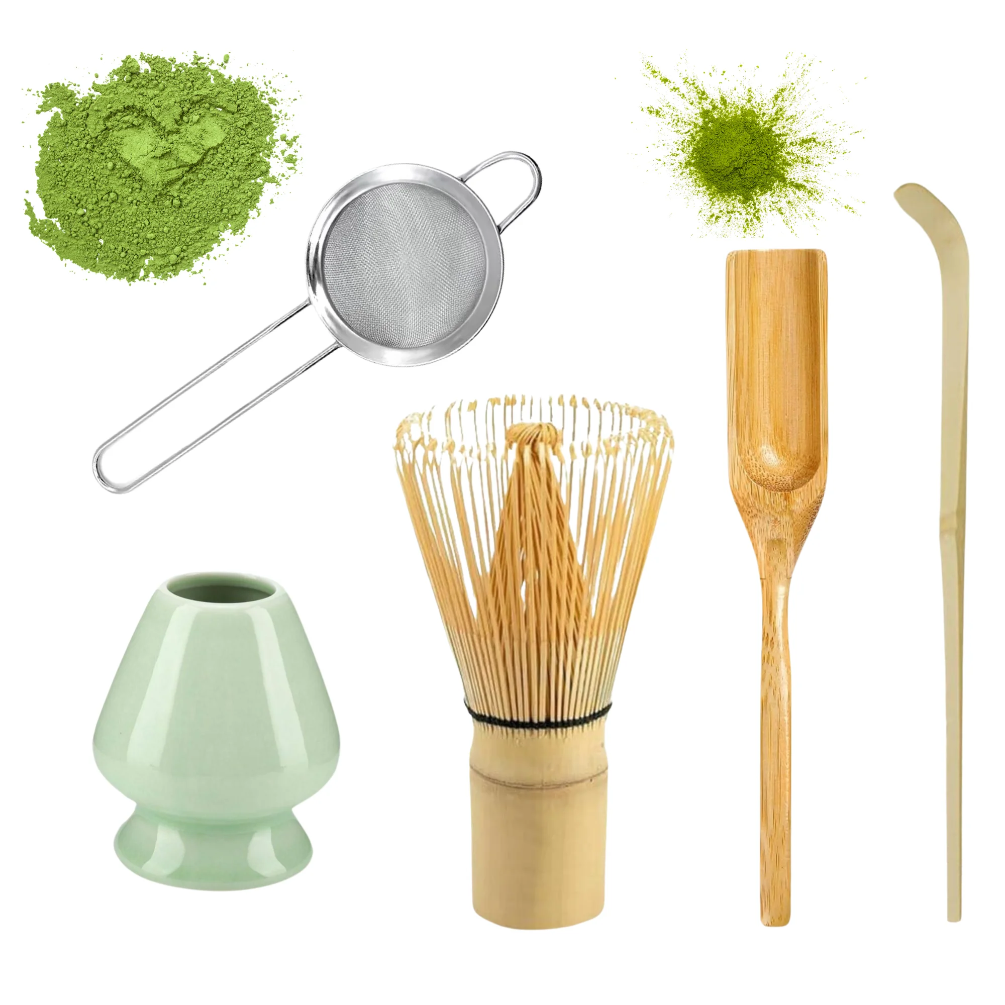 Japanese Matcha tea bondivy Set with whisk and accessories