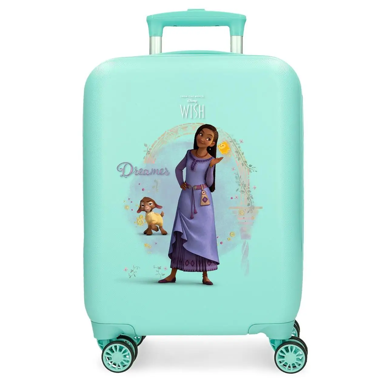 Disney Maleta De Cabina ABS Rígida Wish Dreamer Azul