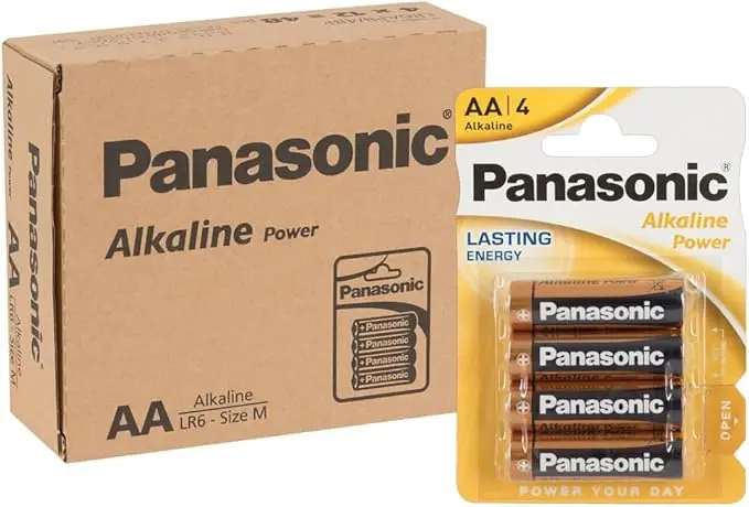 Panasonic power lr6 aa - pack of 48 alkaline batteries