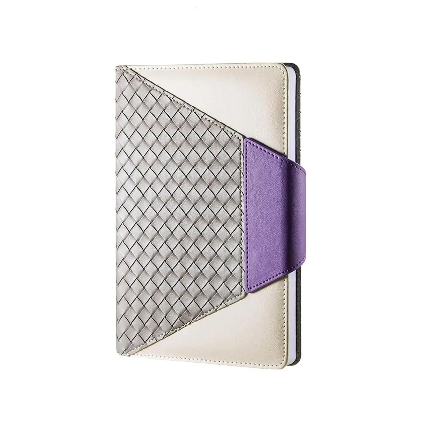 Agenda A5 con 6 Pack de Pegatinas | Planner de Estudio y Organizador Semanal PU | Diario Wellness, Planificador de Comidas, Agenda de Citas y Viajes | Planner de Oficina y Vida Personal | Color Gris y