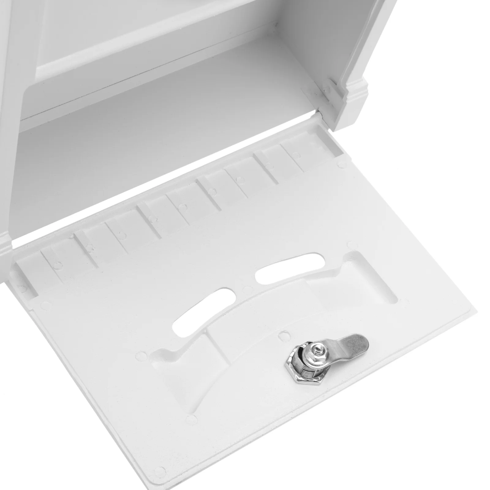 White metal antique letter mail mailbox-primeatik