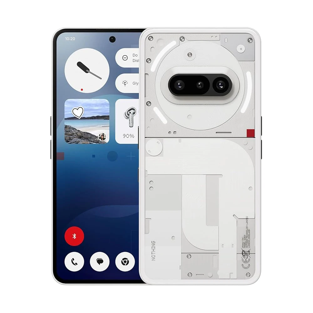 Teléfono – Nothing Phone (3a) 5G Smartphone, 8GB+128GB | 12GB+256 GB Moviles, Cámara Delantera de 32 MP, Ultra Zoom 30x, Carga rápida a 50W y Pantalla AMOLED Flexible FHD+ de 6,77″ 3